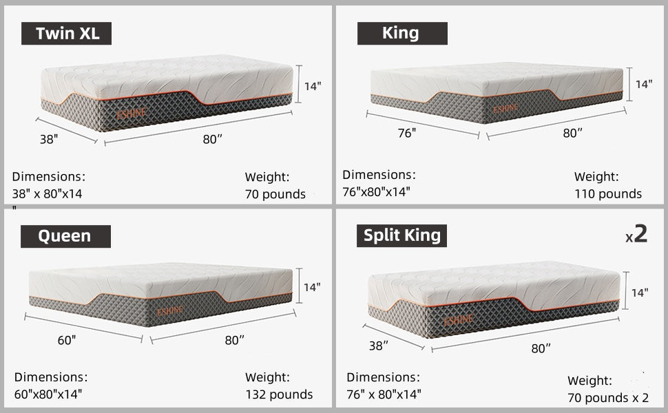 ESHINE Signature Hybrid Mattress