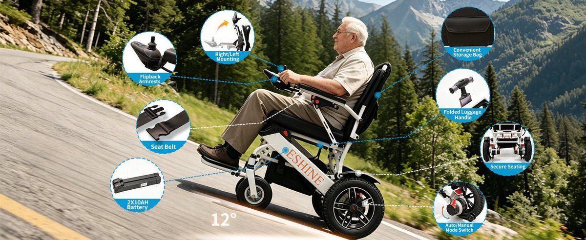 Eshine Electric Wheelchairs for Seniors: 2 Practical Picks for Safe & Easy Mobility - EshineSleep