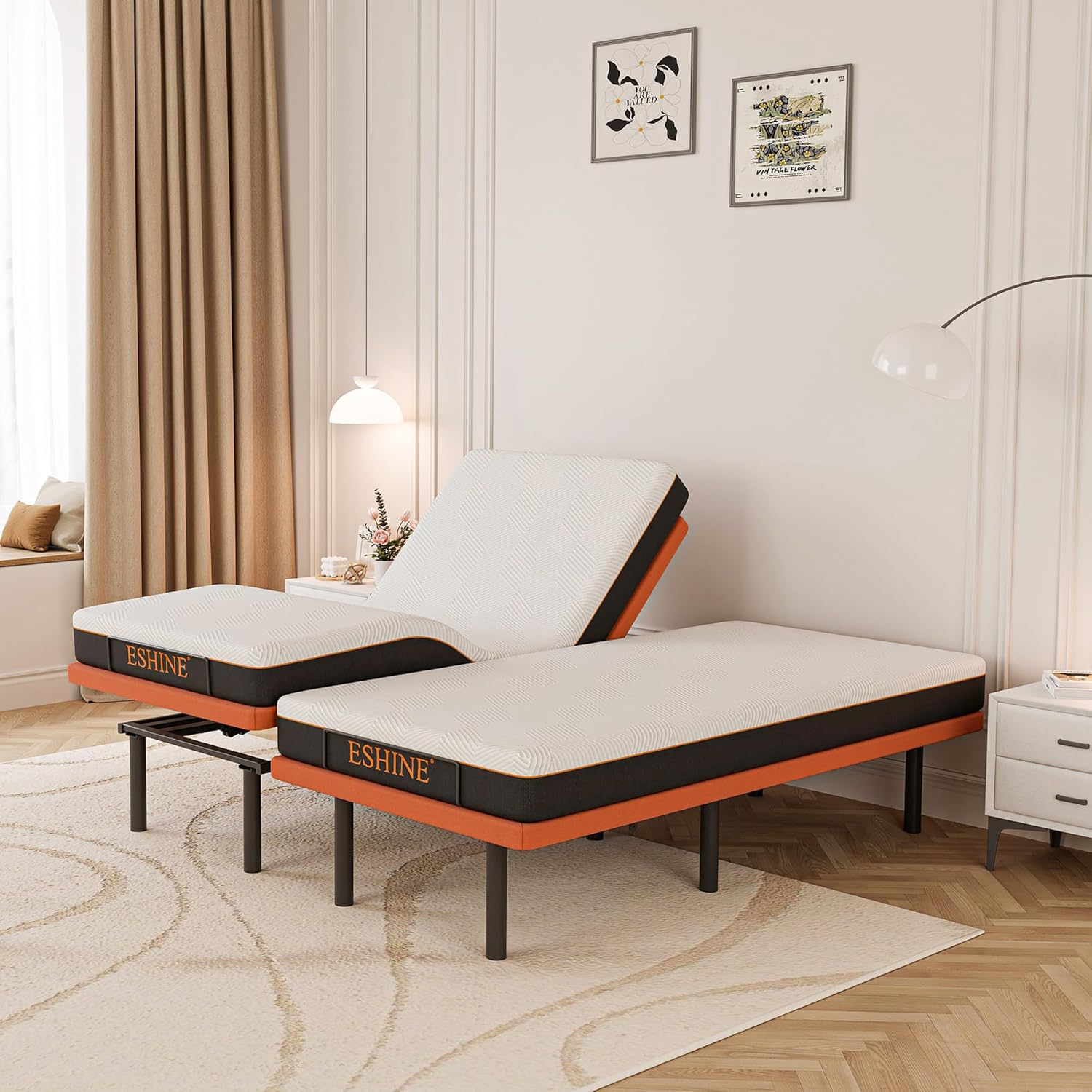 E2000+ Premium Adjustable Base and Mattress Set