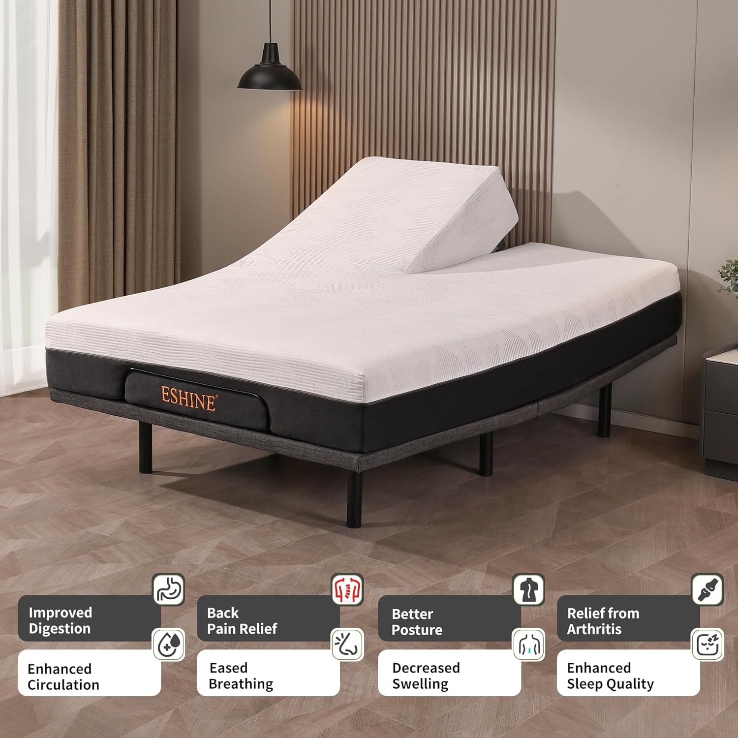Split Top King Adjustable Bed Bundle