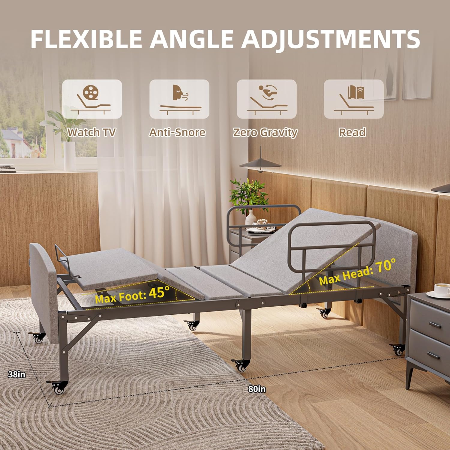 EasyRest Adjustable Hospital Bed