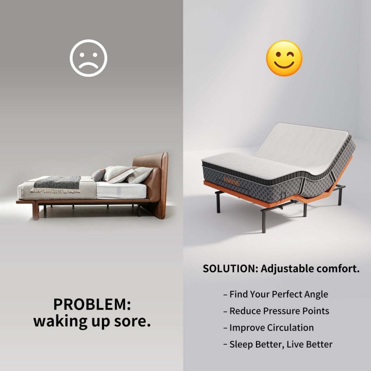 E2000+ Premium Adjustable Bundle - EshineSleep