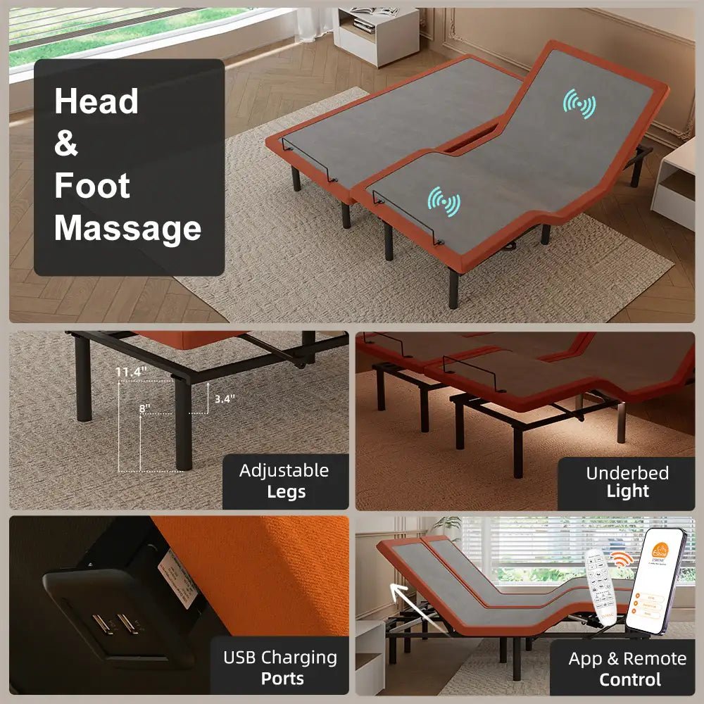 E3000 Adjustable Base - EshineSleep