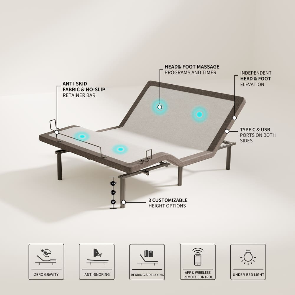 E3100+ Luxe Adjustable Bundle - EshineSleep