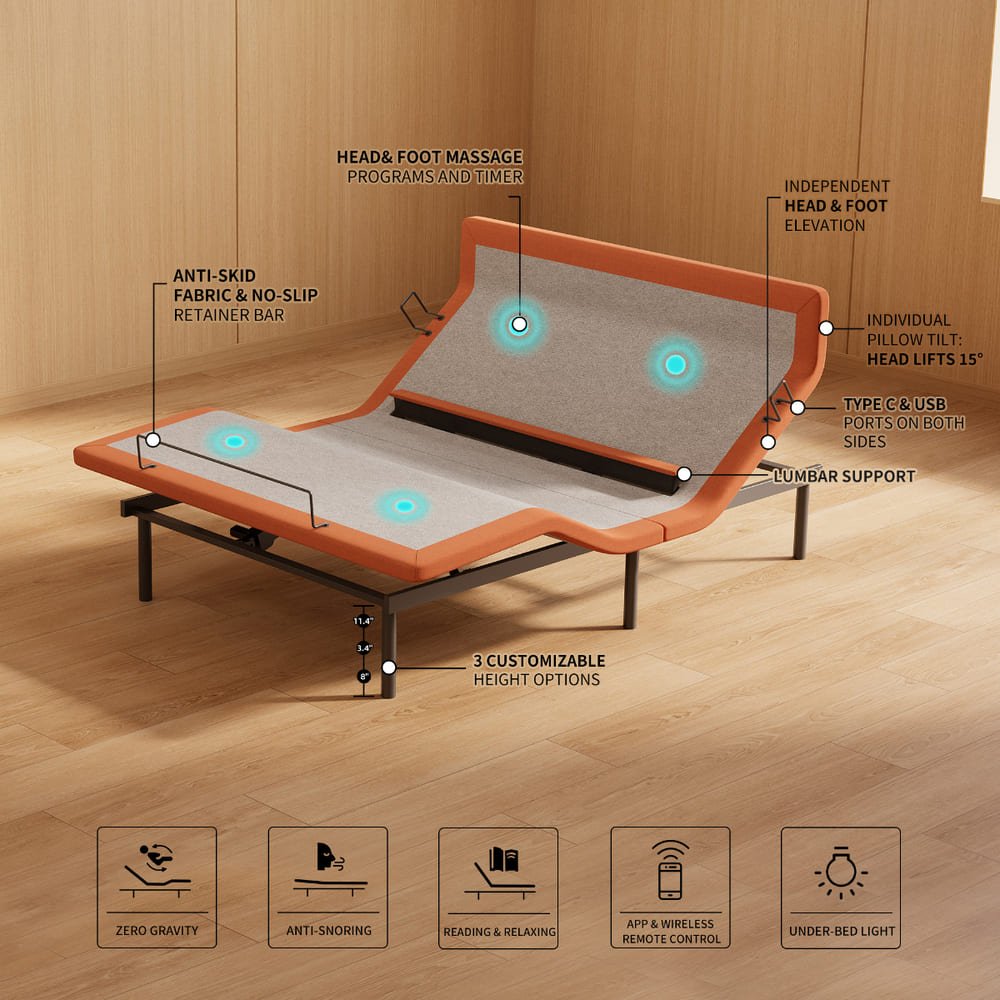 E6000+Platinum Adjustable Bundle - EshineSleep