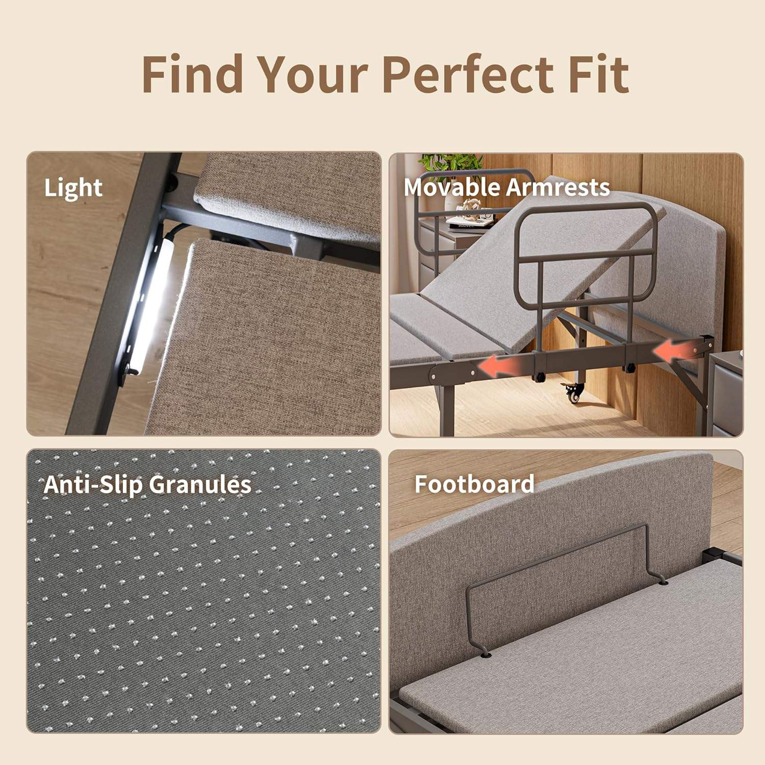 EasyRest Adjustable Hospital Bed - EshineSleep