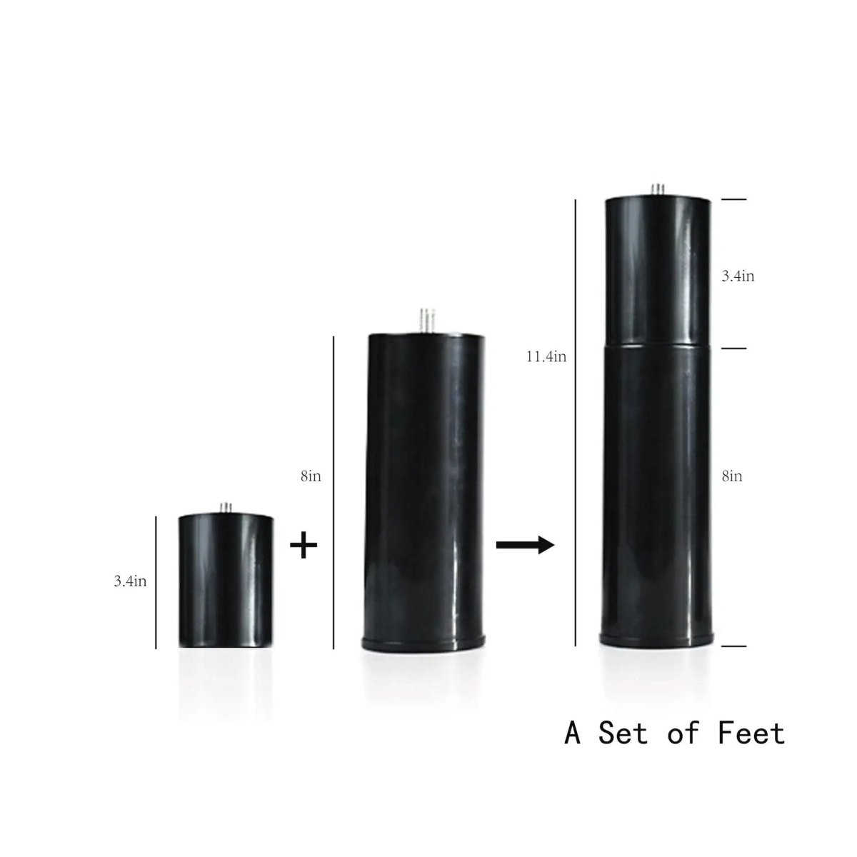 ESHINE Adjustable short Leg ( 3.4") - EshineSleep