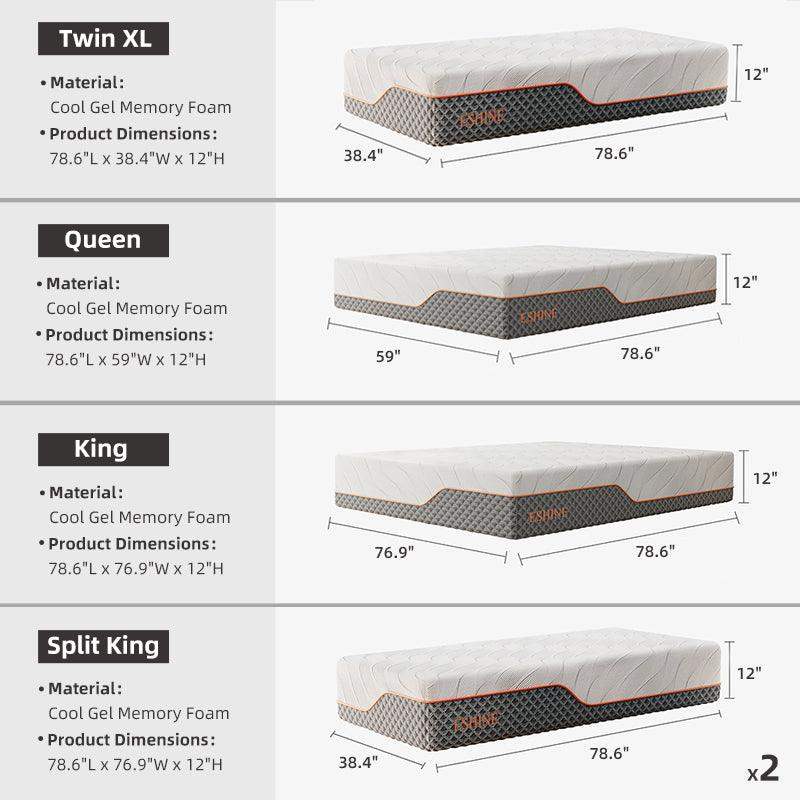 ESHINE Comfort Hybrid Mattress - EshineSleep