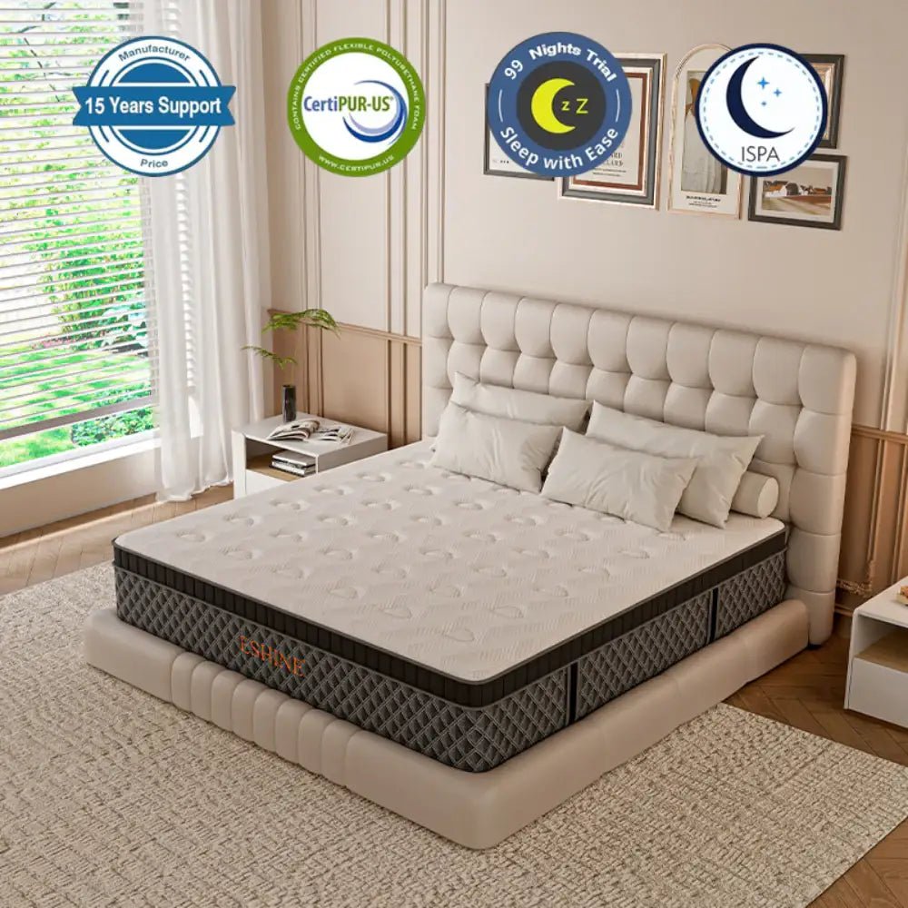 ESHINE Luxe Hybrid Mattress - EshineSleep