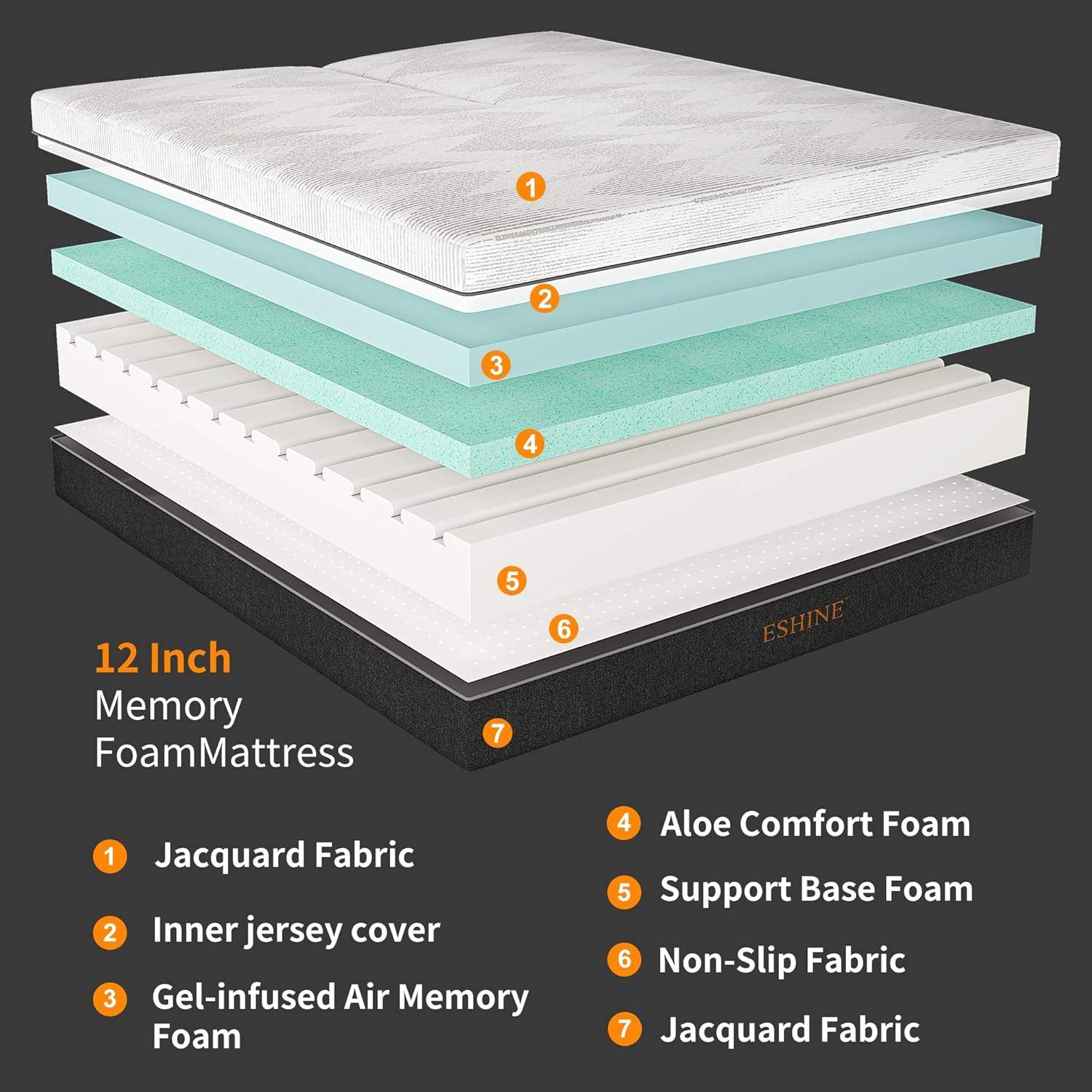 Split Top King Adjustable Bed Bundle - EshineSleep