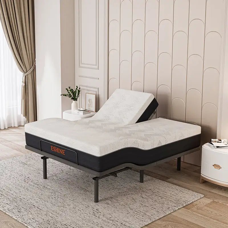Split Top Queen Adjustable Bed Bundle - EshineSleep