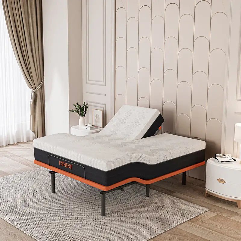 Split Top Queen Adjustable Bed Bundle - EshineSleep
